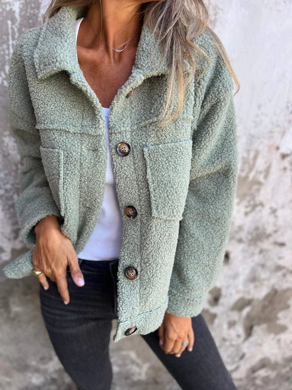 Ella™ - Chic Wool Blend Jacket with Lapels
