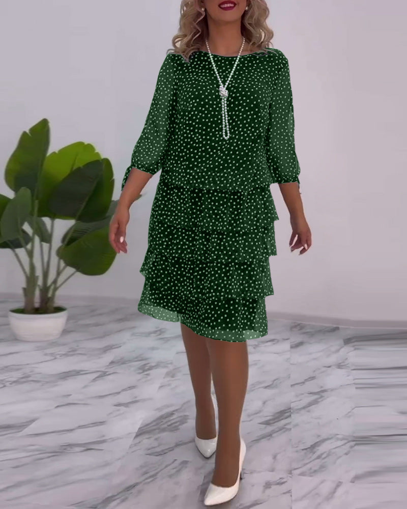 Sophie™ - Chic Polka Dot Dress