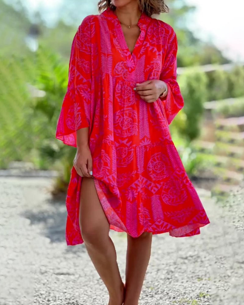 Alyssa™ - Chic Boho Sleeve Dress