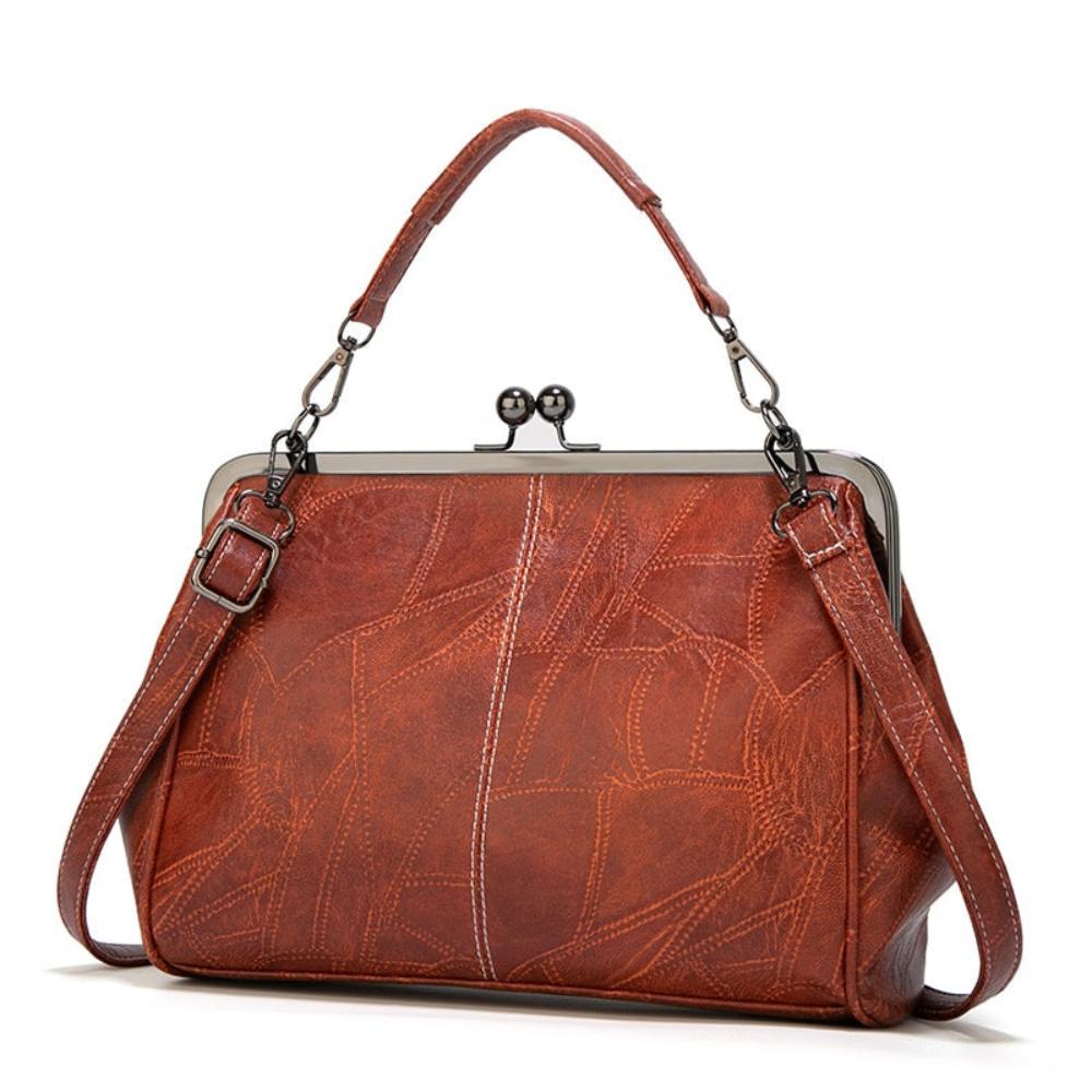 Mila - Timeless vintage bag with elegant flap clasp
