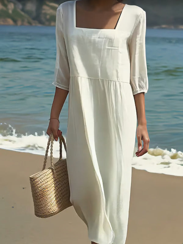 Lunelle – Loose-fitting linen dress