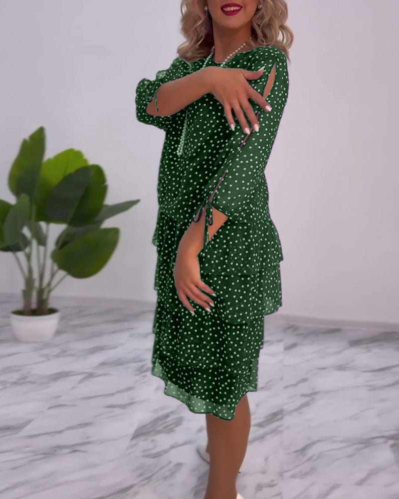Sophie™ - Chic Polka Dot Dress