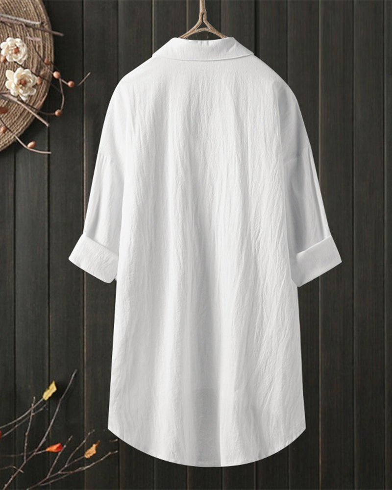 Sophia™ - Relaxed Fit Solid Color Top