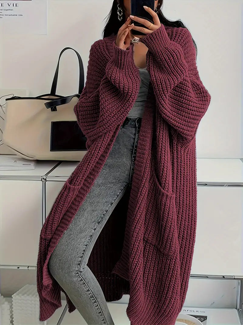 Evelyn - Warm & Relaxed Oversized Knit Cardigan