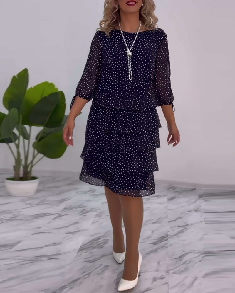 Sophie™ - Chic Polka Dot Dress