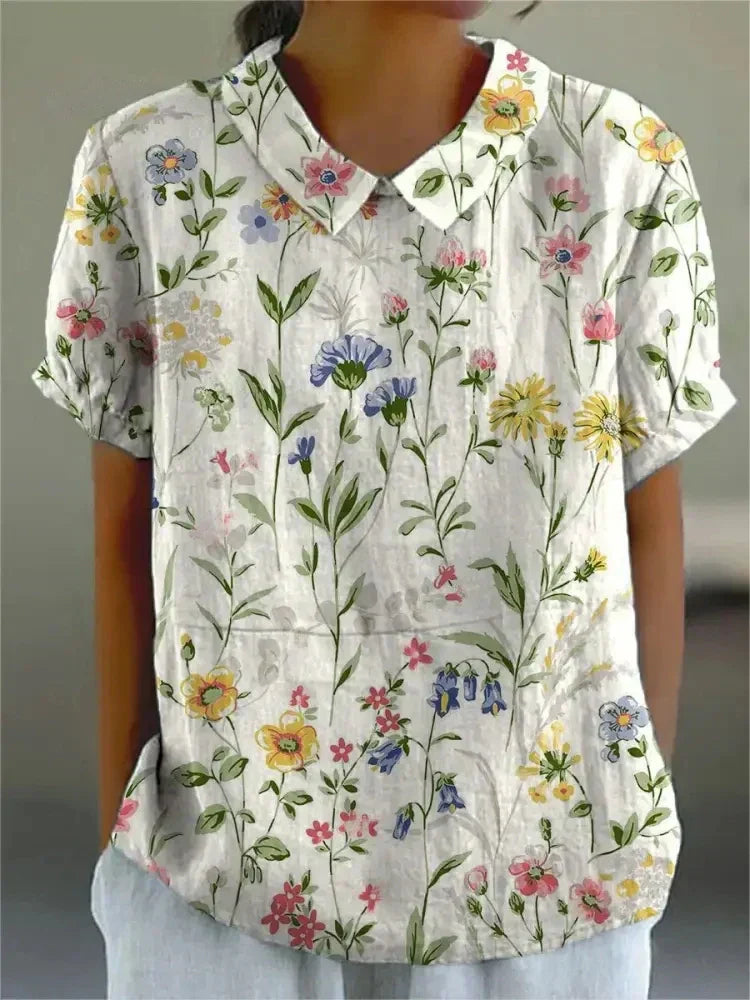 Lily™ - Chic Floral Blouse