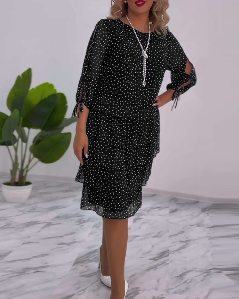 Sophie™ - Chic Polka Dot Dress