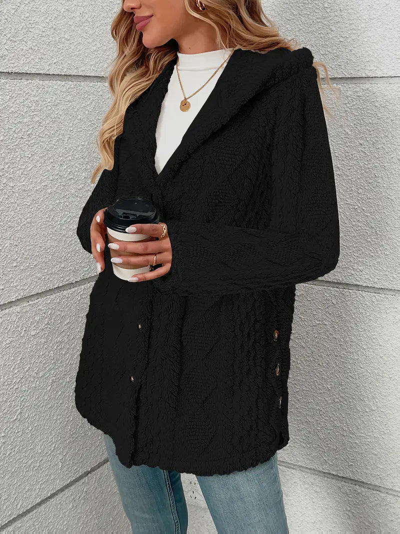 Olivia - Soft Textured Autumn Coat