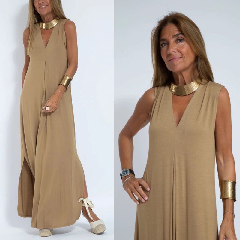 Olivia™ - Luxe Comfort Dress & Cardigan Set