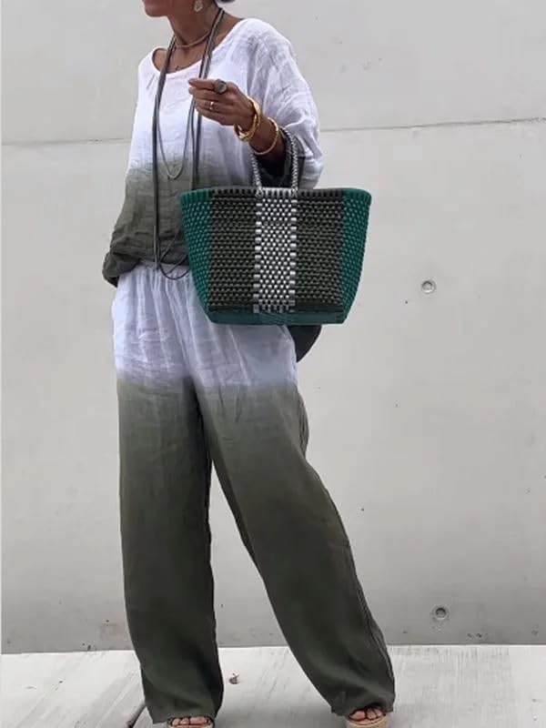 Olivia™ - Cozy Chic Relaxed Shirt and Pant Ensemble