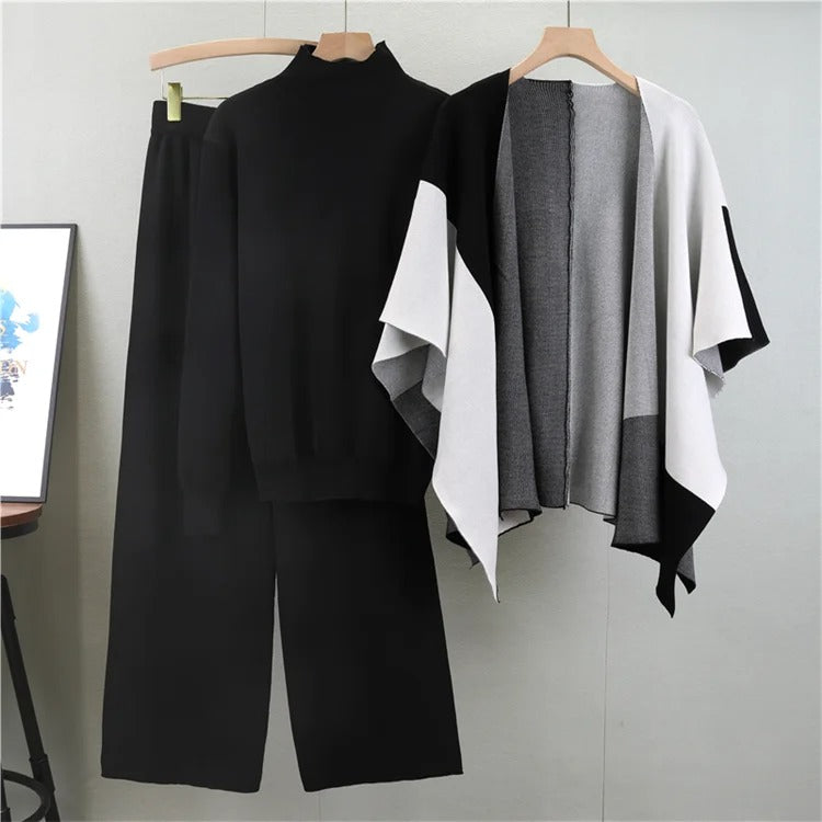 Alyssa™ - Chic Knitted Three-Piece Set