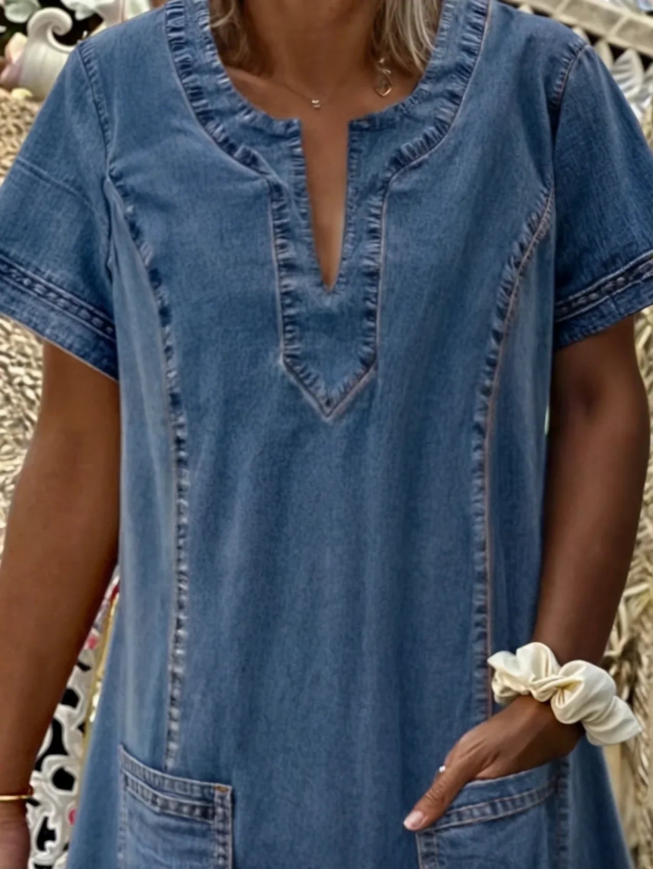 Kiara™ | Classic Denim Dress
