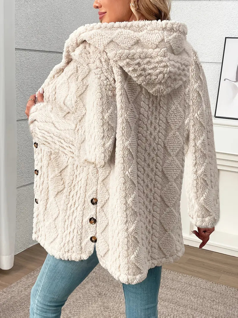 Olivia - Soft Textured Autumn Coat