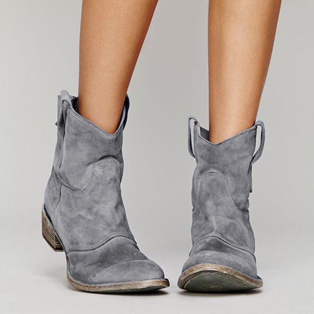 Carlotta – Chic Suede Ankle Boots for a Fashion-Forward Look