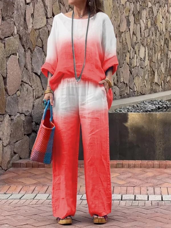 Olivia™ - Cozy Chic Relaxed Shirt and Pant Ensemble