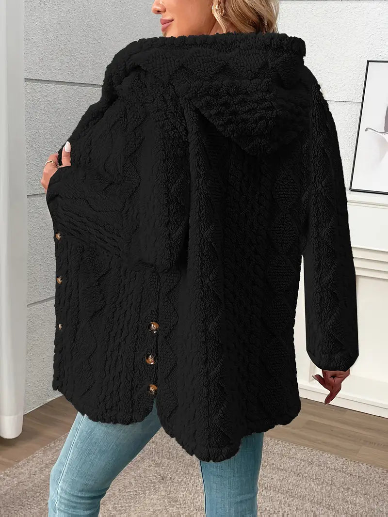 Olivia - Soft Textured Autumn Coat