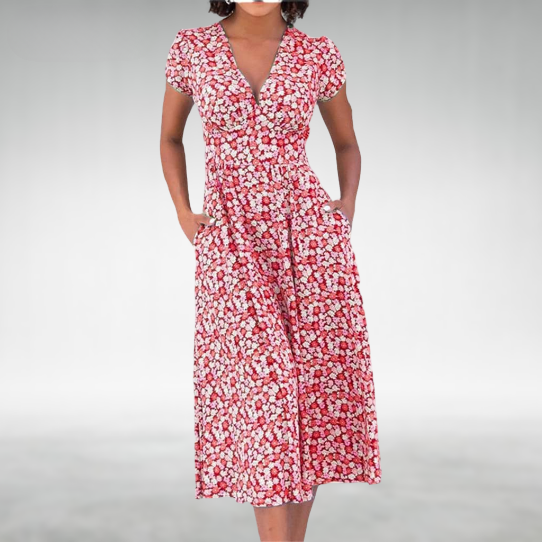 Joan™ – Elegant Summer Midi Dress