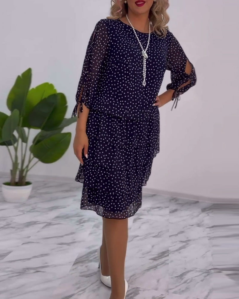 Sophie™ - Chic Polka Dot Dress