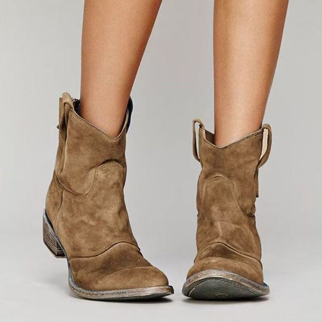 Carlotta – Chic Suede Ankle Boots for a Fashion-Forward Look