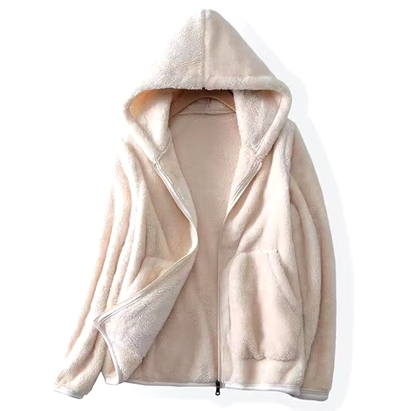 Avery™ - Ultra Cozy Coral Fleece Hoodie