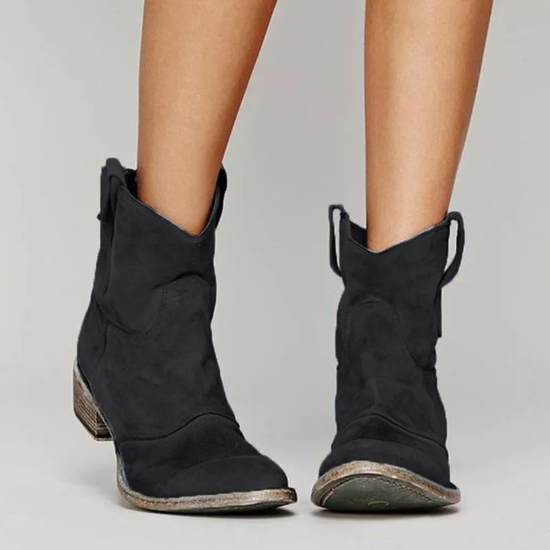 Carlotta – Chic Suede Ankle Boots for a Fashion-Forward Look