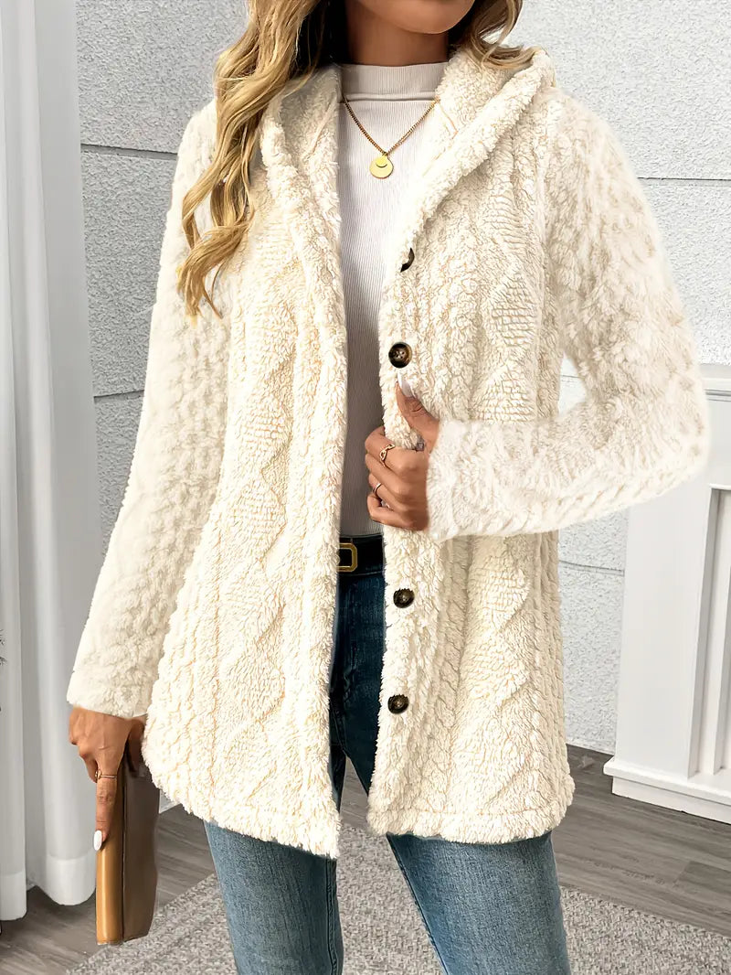 Olivia - Soft Textured Autumn Coat