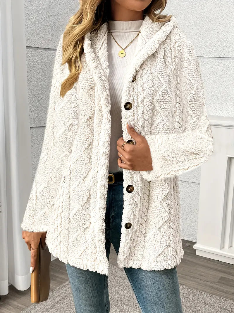 Olivia - Soft Textured Autumn Coat