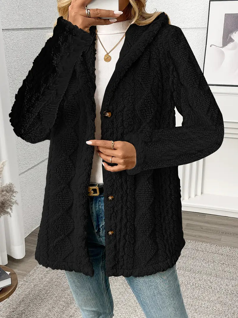 Olivia - Soft Textured Autumn Coat