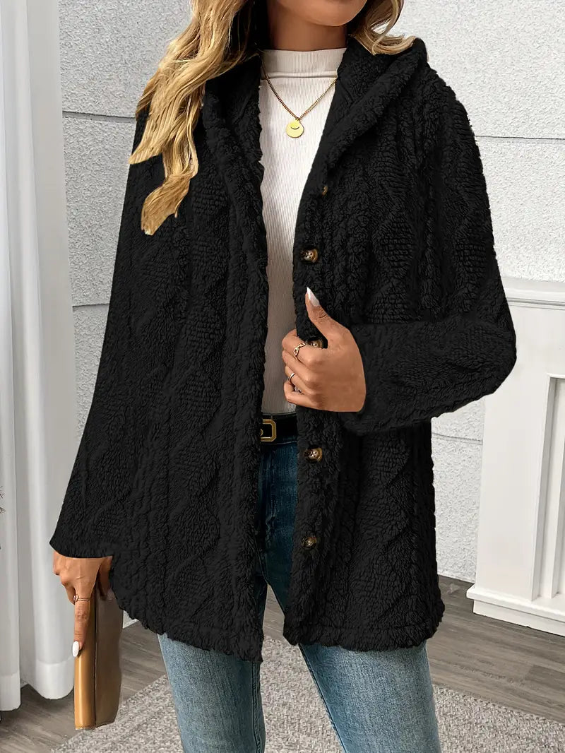 Olivia - Soft Textured Autumn Coat