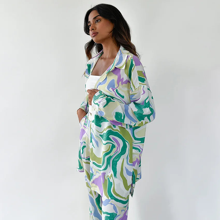 Maya™ - Trendy Vibrant Co-ord Set