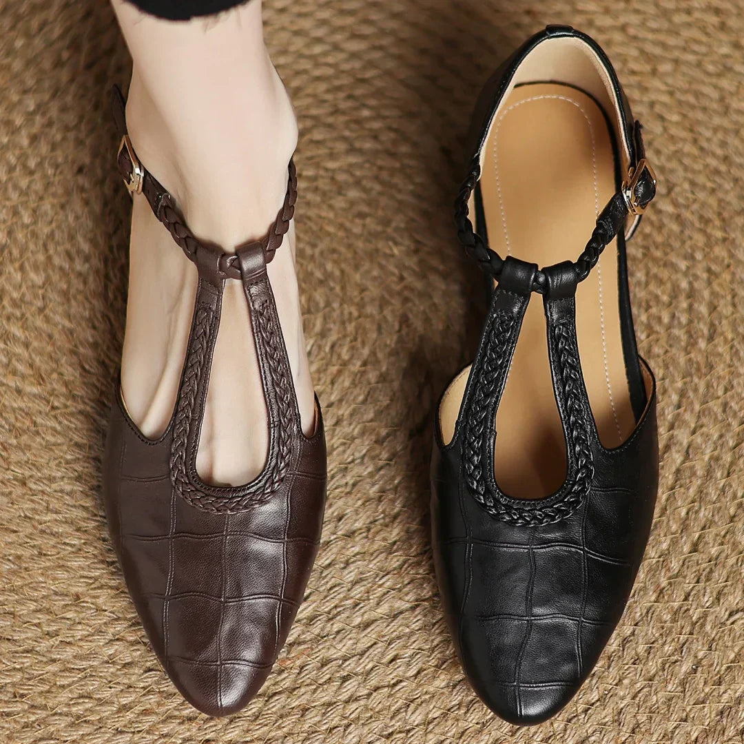 Sarah&Kate™| Kepa Leather Mary Janes