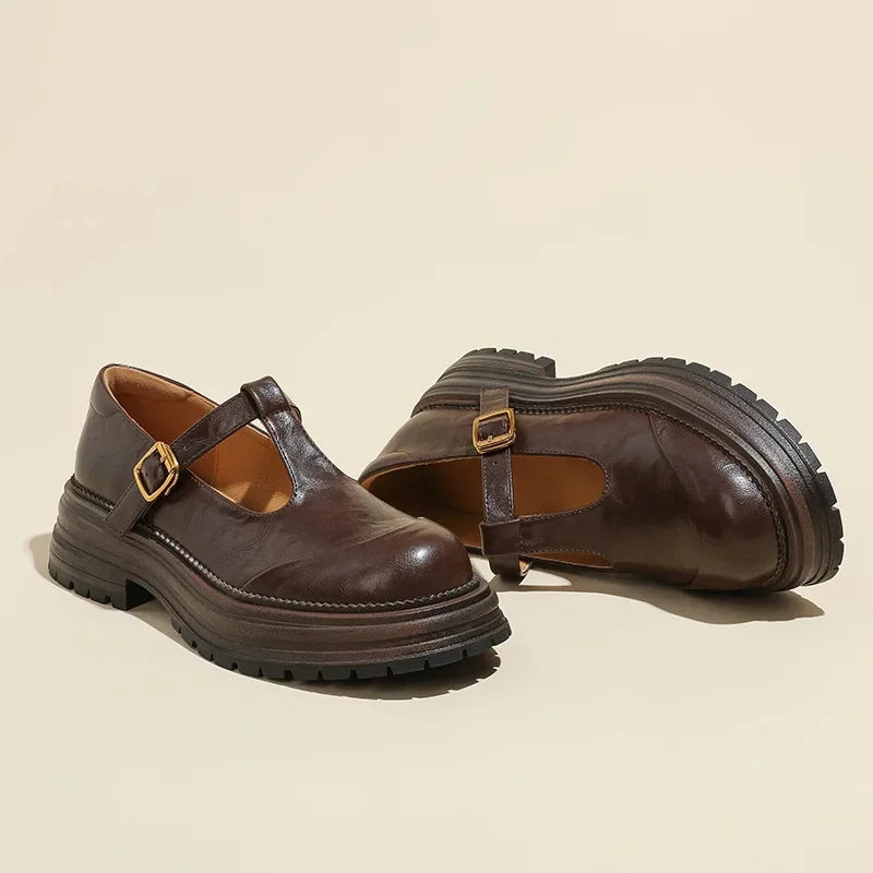 Giorgia | Premium Leather Elegant Mary Jane Shoes