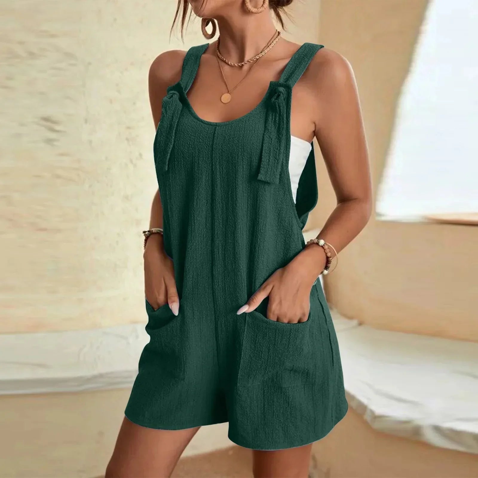 Sophie™ - Stylish Casual Tank Shorts Jumpsuit