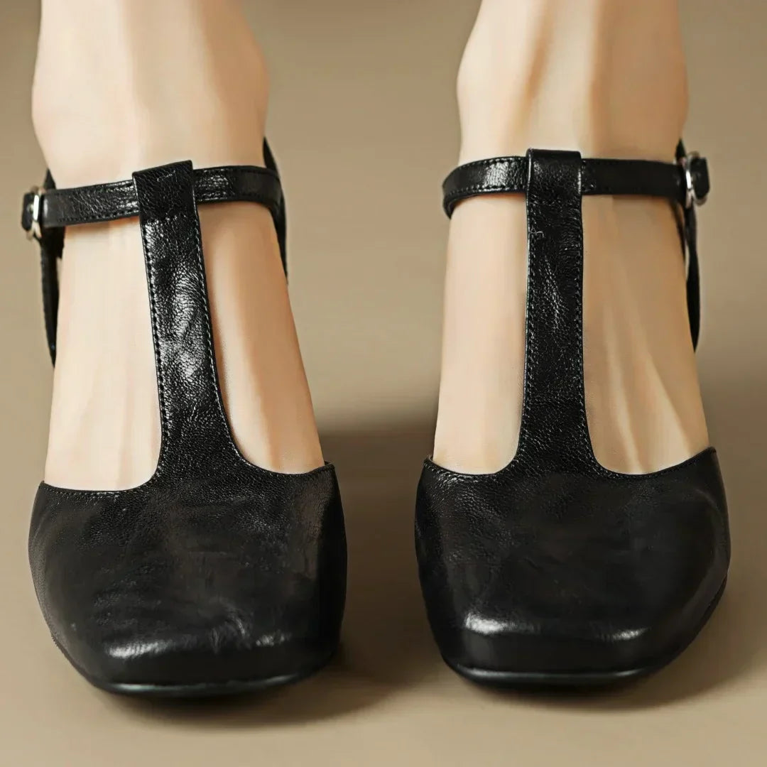Sarah&Kate™| Beatrica Leather Mary Janes