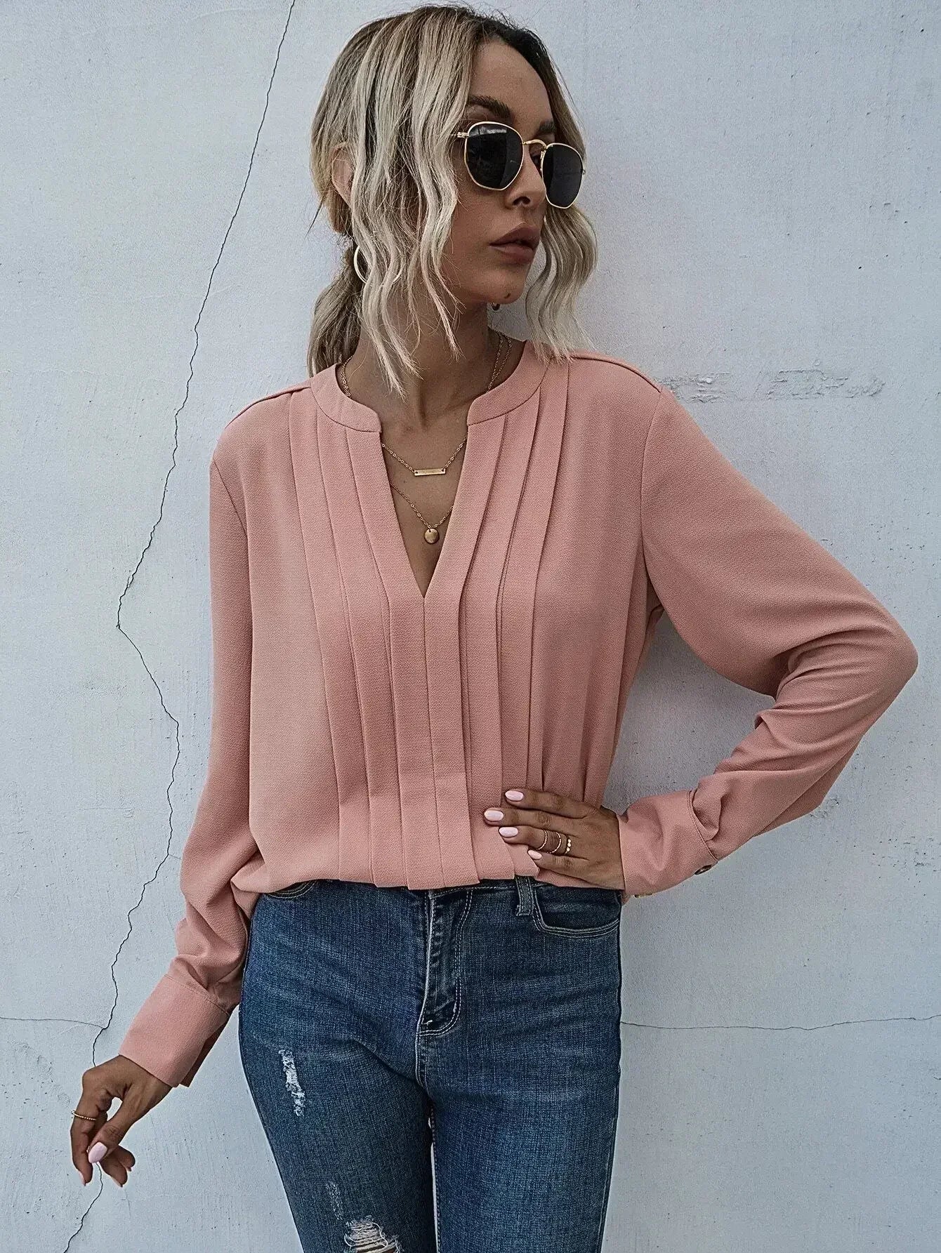 Aria™ - Chic Pleated Top