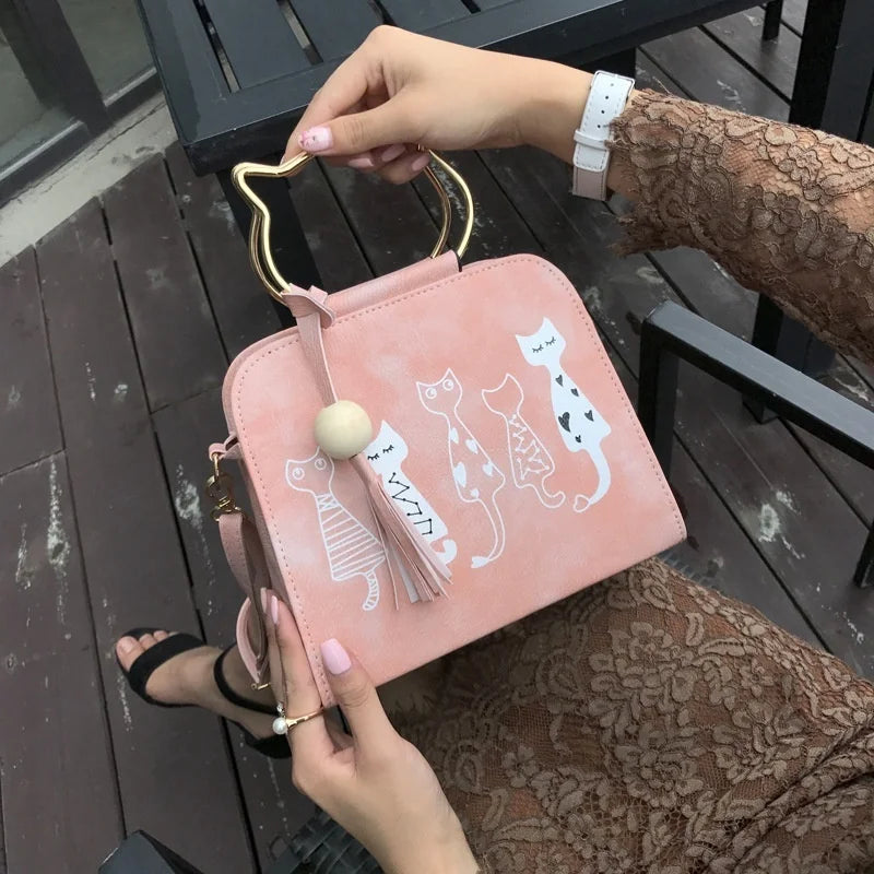 Layla™ - Adorable Kitty Handbag
