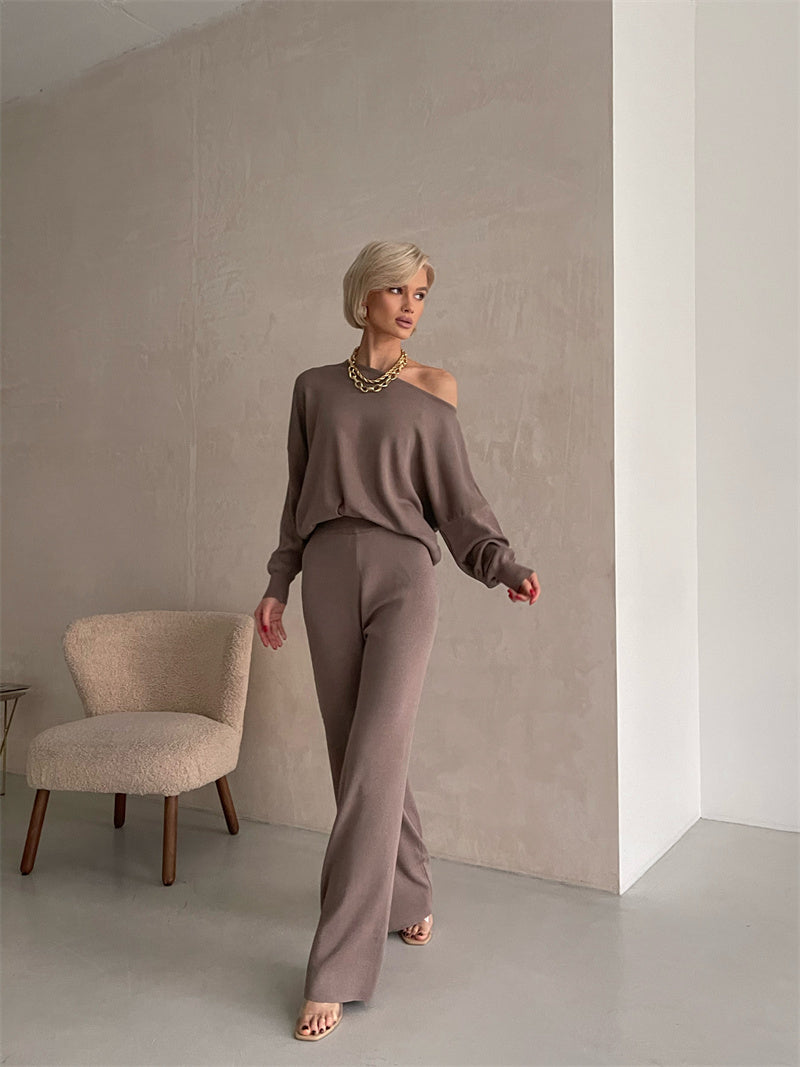 Sophie™ - Chic Winter Knit Monochrome Set