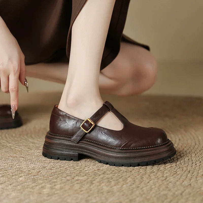 Giorgia | Premium Leather Elegant Mary Jane Shoes