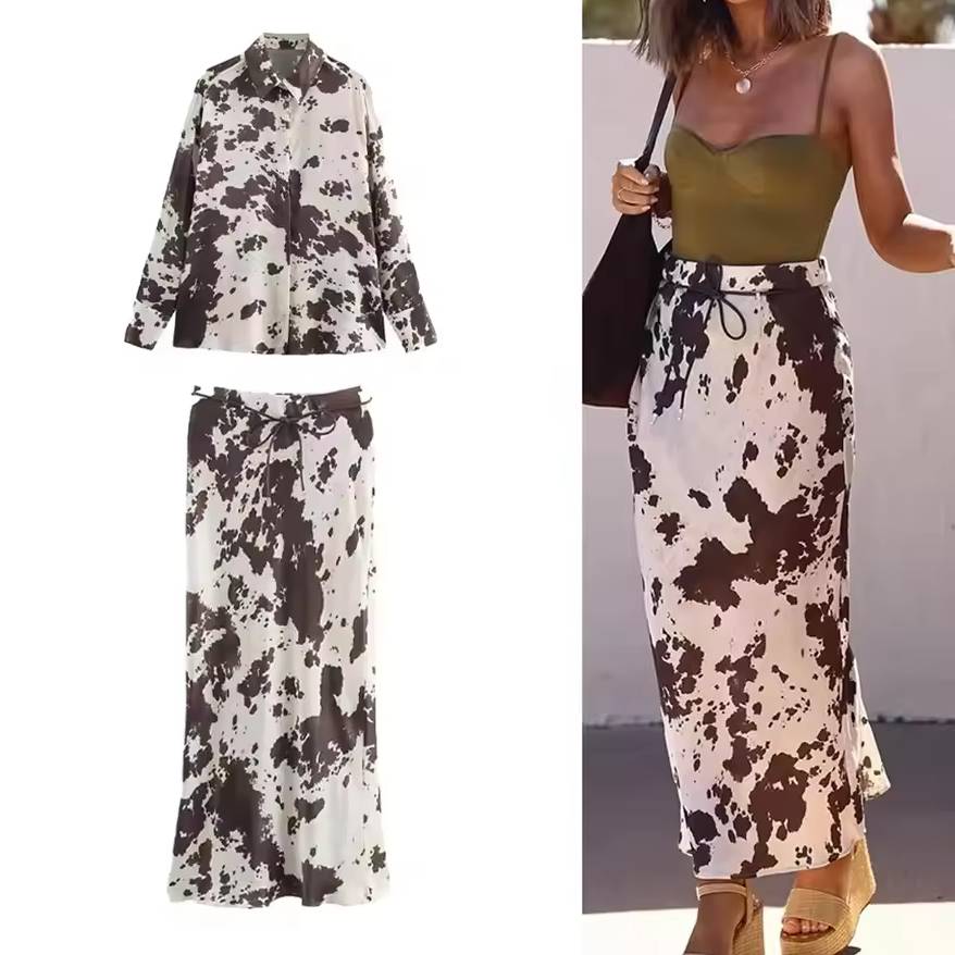 Aubrey™ - Chic Skirt and Jacket Ensemble