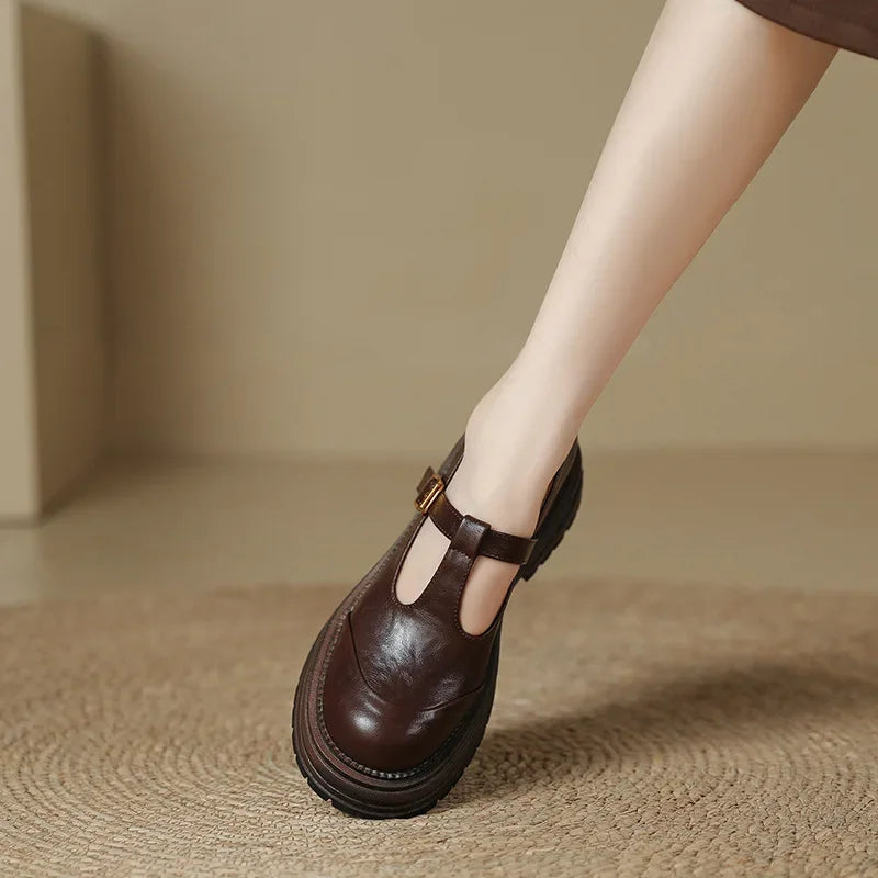Giorgia | Premium Leather Elegant Mary Jane Shoes