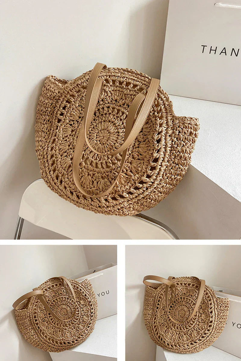 Sophie™ - Versatile Straw Tote Bag
