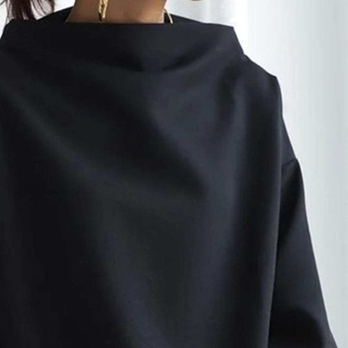 Alana™ | High-Neck Soft Knit Top