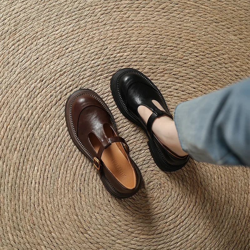 Giorgia | Premium Leather Elegant Mary Jane Shoes