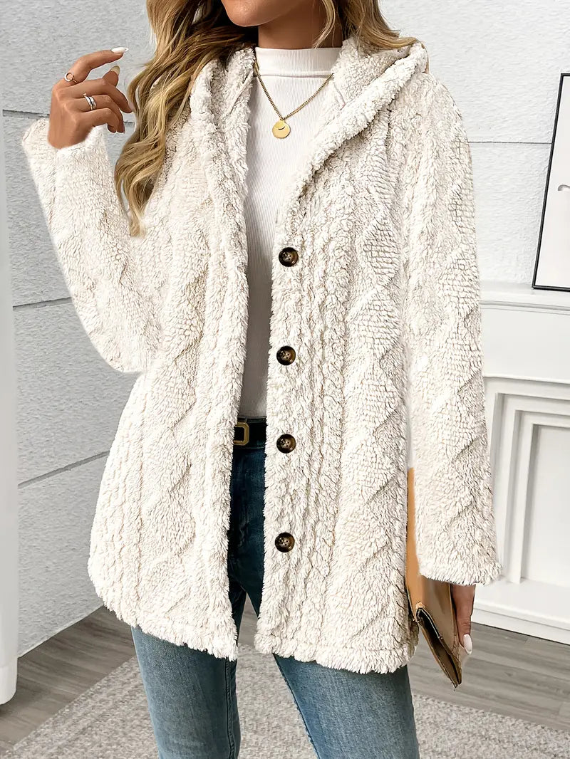 Olivia - Soft Textured Autumn Coat