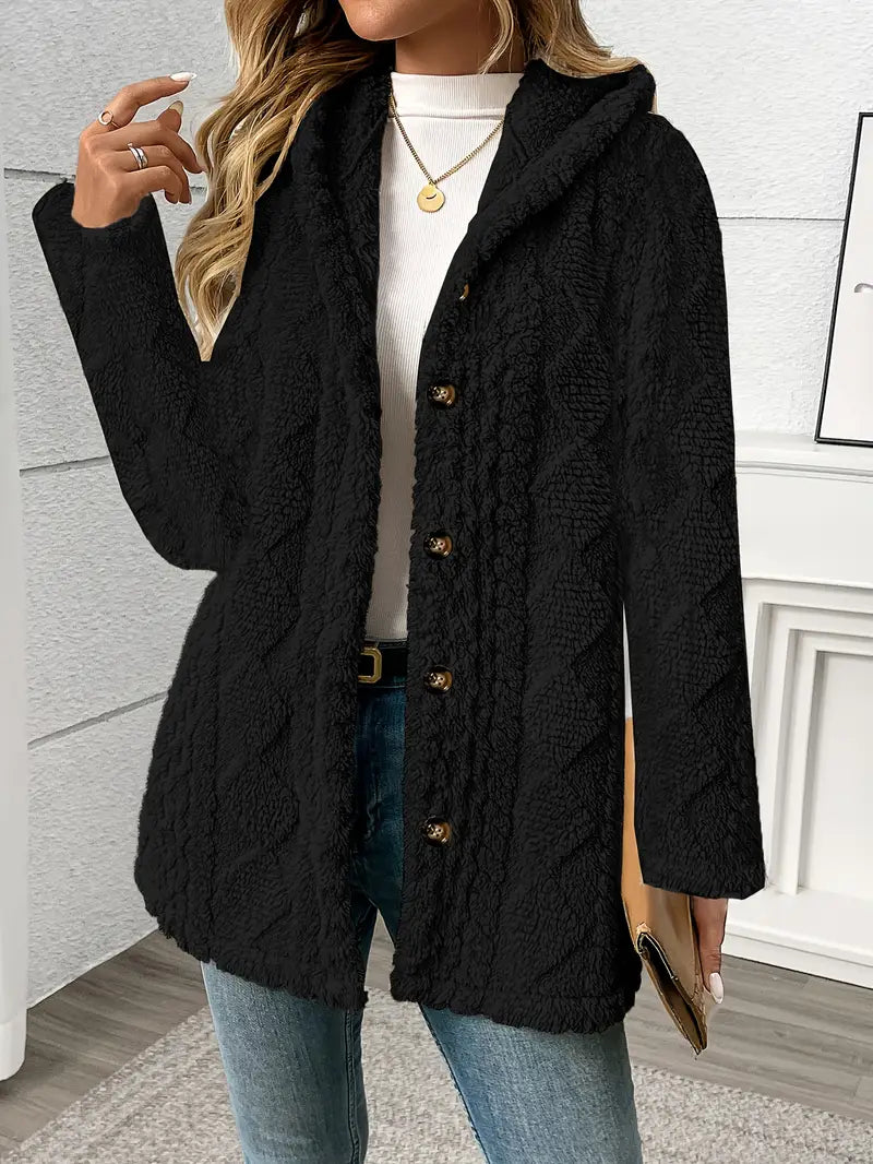 Olivia - Soft Textured Autumn Coat