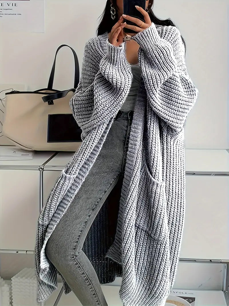 Evelyn - Warm & Relaxed Oversized Knit Cardigan