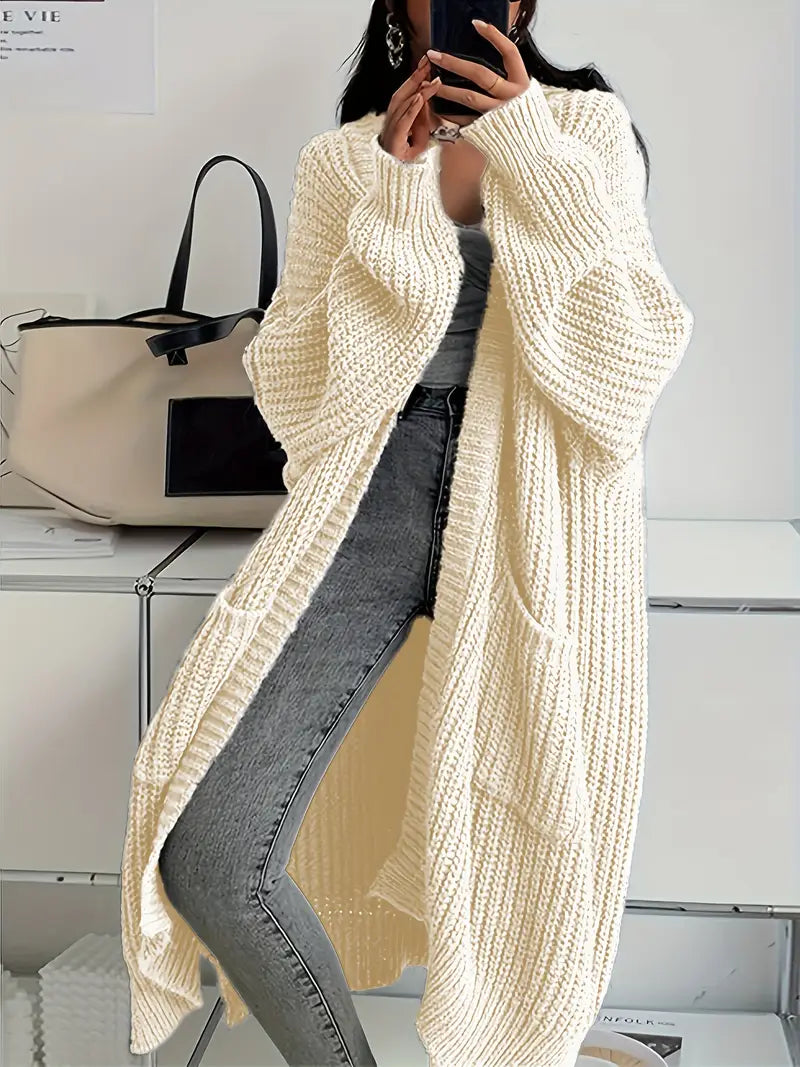 Evelyn - Warm & Relaxed Oversized Knit Cardigan