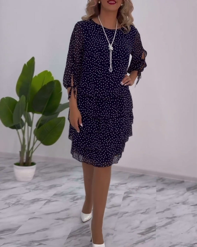 Sophie™ - Chic Polka Dot Dress
