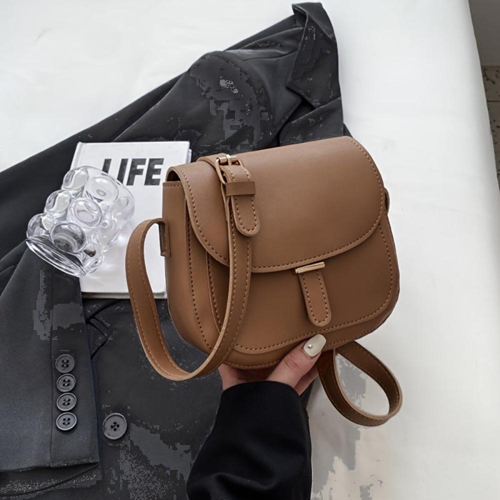 Sophia™ Vintage Charm | Chic Saddle Crossbody Bag