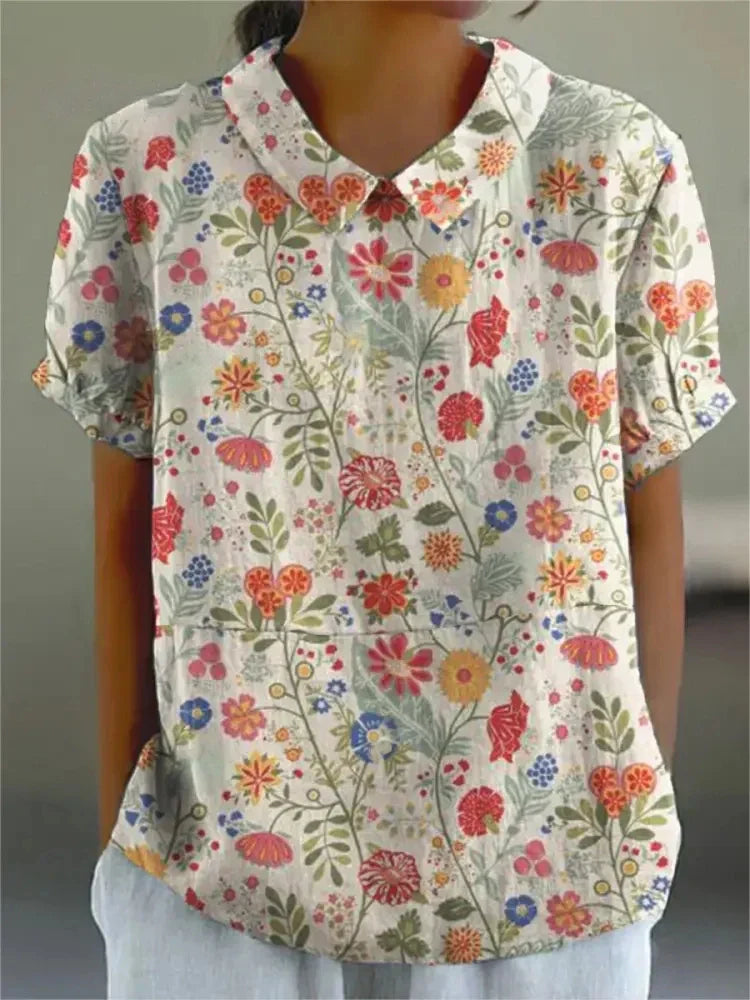 Lily™ - Chic Floral Blouse